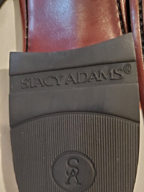 STACY ADAMS SZ 11D Men\'s Madison Cap Toe Kidskin Leather Dress Boot Black main image 16